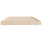 vidaXL Estructura de cama madera maciza de pino 90x200 cm vidaXL Estructura de cama madera maciza de pino 90x200 cm