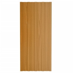 vidaXL Panel de tejado acero galvanizado color madera 36 uds 100x45 cm