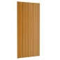 vidaXL Panel de tejado acero galvanizado color madera 36 uds 100x45 cm vidaXL Panel de tejado acero galvanizado color madera 36 uds 100x45 cm
