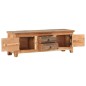 vidaXL Mueble para TV madera de acacia y madera reciclada 120x30x40 cm