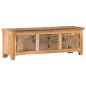 vidaXL Mueble para TV madera de acacia y madera reciclada 120x30x40 cm