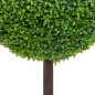 vidaXL Planta de boj artificial forma de bola con maceta verde 71 cm vidaXL Planta de boj artificial forma de bola con maceta verde 71 cm