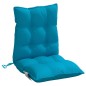 vidaXL Cojines para silla respaldo bajo 2 uds tela Oxford azul claro vidaXL Cojines para silla respaldo bajo 2 uds tela Oxford azul claro