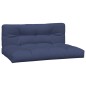 vidaXL Cojines para muebles de palets 2 unidades tela azul marino vidaXL Cojines para muebles de palets 2 unidades tela azul marino