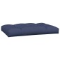 vidaXL Cojines para muebles de palets 2 unidades tela azul marino vidaXL Cojines para muebles de palets 2 unidades tela azul marino