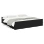 vidaXL Estructura cama con cajones madera ingeniería negra 180x200 cm vidaXL Estructura cama con cajones madera ingeniería negra 180x200 cm