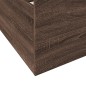 vidaXL Cama con cajones madera ingeniería marrón roble 180x200 cm