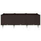 vidaXL Jardinera con ruedas PP marrón 150x80x54 cm vidaXL Jardinera con ruedas PP marrón 150x80x54 cm