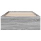 vidaXL Cama con cajones madera de ingeniería gris Sonoma 75x190 cm vidaXL Cama con cajones madera de ingeniería gris Sonoma 75x190 cm