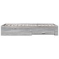 vidaXL Cama con cajones madera de ingeniería gris Sonoma 75x190 cm vidaXL Cama con cajones madera de ingeniería gris Sonoma 75x190 cm