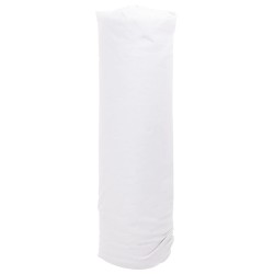 vidaXL Membrana geotextil fibra de poliéster blanco 1x50 m