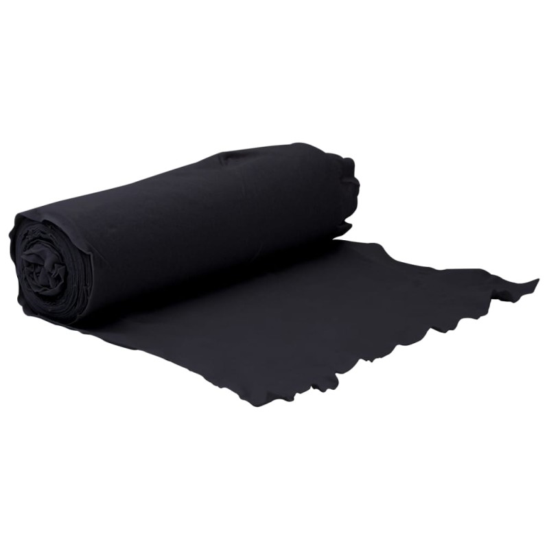 vidaXL Membrana geotextil fibra de poliéster negro 1x150 m vidaXL Membrana geotextil fibra de poliéster negro 1x150 m