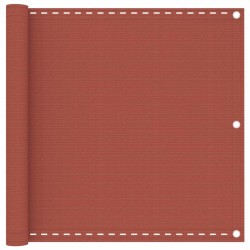 vidaXL Toldo para balcón HDPE terracota 90x300 cm 