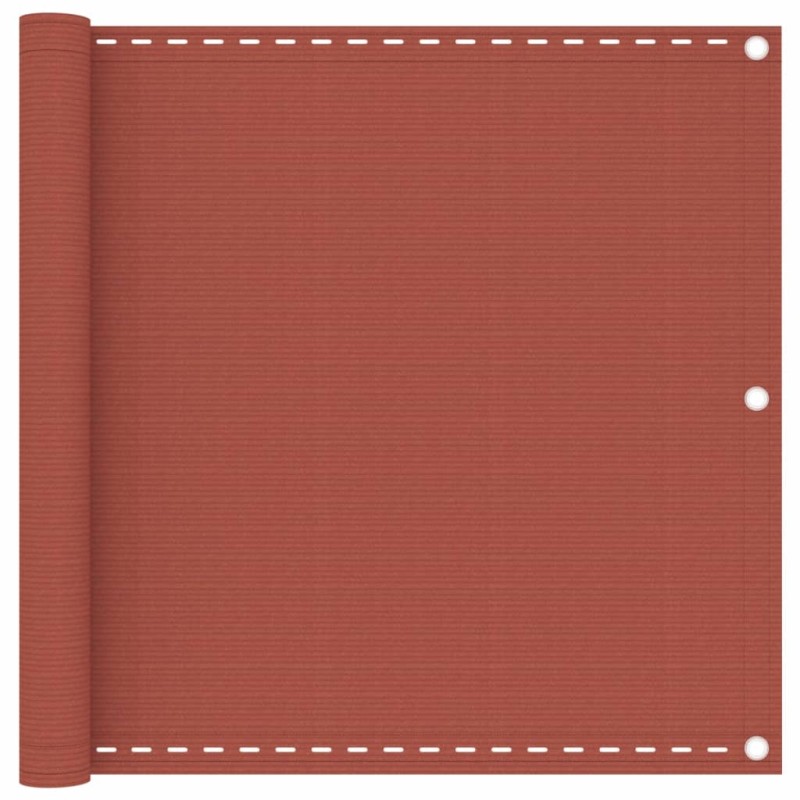 vidaXL Toldo para balcón HDPE terracota 90x300 cm vidaXL Toldo para balcón HDPE terracota 90x300 cm