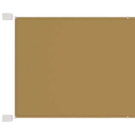 vidaXL Toldo vertical beige 140x420 cm tela oxford