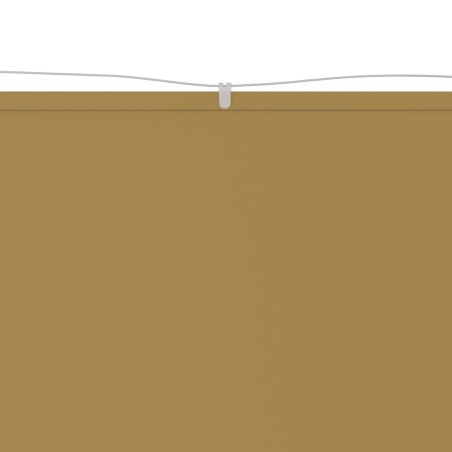 vidaXL Toldo vertical beige 140x420 cm tela oxford