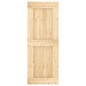 vidaXL Puerta corredera con herrajes madera maciza de pino 80x210 cm vidaXL Puerta corredera con herrajes madera maciza de pino 80x210 cm
