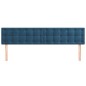 vidaXL Cabeceros 2 unidades de terciopelo azul oscuro 80x5x78/88 cm vidaXL Cabeceros 2 unidades de terciopelo azul oscuro 80x5x78/88 cm