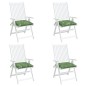 vidaXL Cojines para silla 4 uds tela estampado de hojas 40x40x7 cm vidaXL Cojines para silla 4 uds tela estampado de hojas 40x40x7 cm