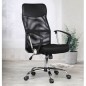 HI Silla de oficina acero negra HI Silla de oficina acero negra