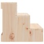 vidaXL Escalera para mascotas madera maciza de pino 40x37,5x35 cm