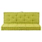vidaXL Cojines para muebles de palés 2 unidades algodón verde vidaXL Cojines para muebles de palés 2 unidades algodón verde