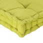 vidaXL Cojines para muebles de palés 2 unidades algodón verde vidaXL Cojines para muebles de palés 2 unidades algodón verde