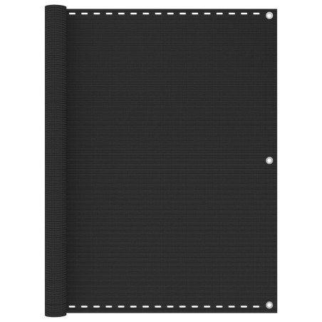 vidaXL Toldo para balcón HDPE 120x500 cm gris antracita