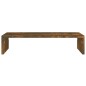 vidaXL Soporte para pantalla madera roble ahumado 60x23,5x12 cm
