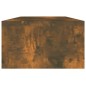 vidaXL Soporte para pantalla madera roble ahumado 60x23,5x12 cm