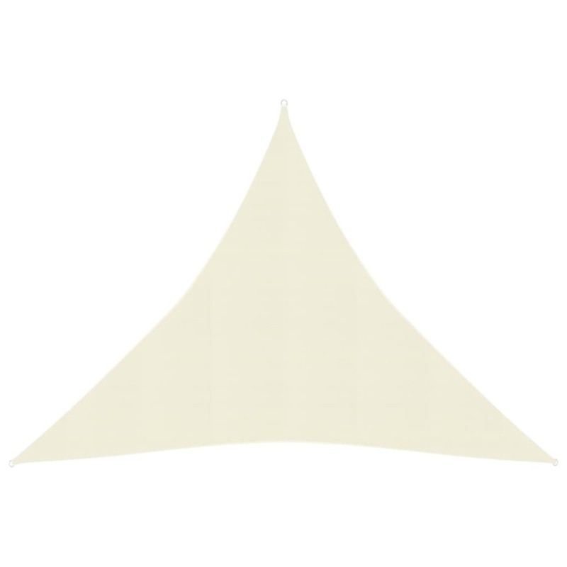 vidaXL Toldo de vela crema HDPE 160 g/m² 4x4x4 m vidaXL Toldo de vela crema HDPE 160 g/m² 4x4x4 m