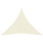 vidaXL Toldo de vela crema HDPE 160 g/m² 4x4x4 m vidaXL Toldo de vela crema HDPE 160 g/m² 4x4x4 m