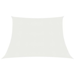 vidaXL Toldo de vela blanco HDPE 160 g/m² 3/4x3 m