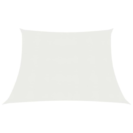 vidaXL Toldo de vela blanco HDPE 160 g/m² 3/4x3 m