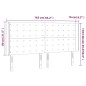 vidaXL Cabecero con LED de tela gris claro 163x16x118/128 cm vidaXL Cabecero con LED de tela gris claro 163x16x118/128 cm