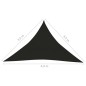 vidaXL Toldo de vela HDPE negro 160 g/m² 3,5x3,5x4,9 m vidaXL Toldo de vela HDPE negro 160 g/m² 3,5x3,5x4,9 m
