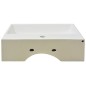 vidaXL Lavabo con orificio para grifo cerámica blanco 51,5x38,5x15 cm vidaXL Lavabo con orificio para grifo cerámica blanco 51,5x38,5x15 cm