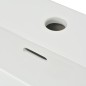 vidaXL Lavabo con orificio para grifo cerámica blanco 51,5x38,5x15 cm vidaXL Lavabo con orificio para grifo cerámica blanco 51,5x38,5x15 cm