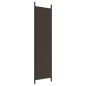 vidaXL Biombo divisor de 3 paneles de tela marrón 150x200 cm vidaXL Biombo divisor de 3 paneles de tela marrón 150x200 cm