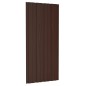 vidaXL Panel de tejado acero galvanizado marrón 36 unidades 100x45 cm vidaXL Panel de tejado acero galvanizado marrón 36 unidades 100x45 cm