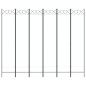 vidaXL Biombo divisor de 6 paneles de tela blanco 240x200 cm vidaXL Biombo divisor de 6 paneles de tela blanco 240x200 cm
