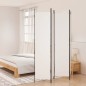vidaXL Biombo divisor de 4 paneles de tela blanco 200x220 cm vidaXL Biombo divisor de 4 paneles de tela blanco 200x220 cm