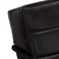 vidaXL Sillón de cuero auténtico negro vidaXL Sillón de cuero auténtico negro