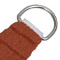 vidaXL Toldo de vela HDPE terracota 160 g/m² 3/4x2 m vidaXL Toldo de vela HDPE terracota 160 g/m² 3/4x2 m