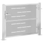 vidaXL Puerta de jardín de acero inoxidable 100x75 cm vidaXL Puerta de jardín de acero inoxidable 100x75 cm