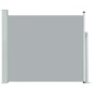 vidaXL Toldo lateral retráctil de jardín gris 100x300 cm vidaXL Toldo lateral retráctil de jardín gris 100x300 cm
