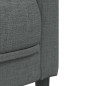 vidaXL Juego de sofás 2 piezas tela gris oscuro vidaXL Juego de sofás 2 piezas tela gris oscuro