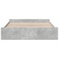 vidaXL Cama con cajones madera ingeniería gris hormigón 180x200 cm vidaXL Cama con cajones madera ingeniería gris hormigón 180x200 cm