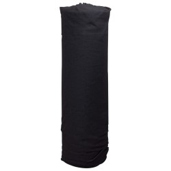vidaXL Membrana geotextil fibra de poliéster negro 1x10 m
