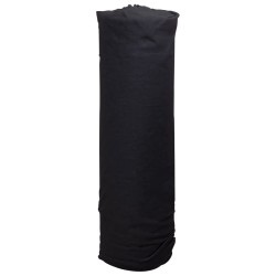 vidaXL Membrana geotextil fibra de poliéster negro 1x10 m